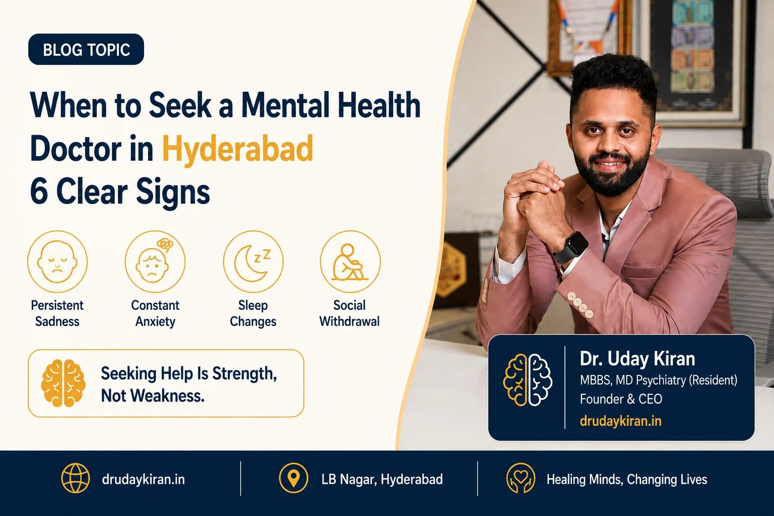 Mental Health Doctor Hyderabad: When Should You Seek Professional Help?