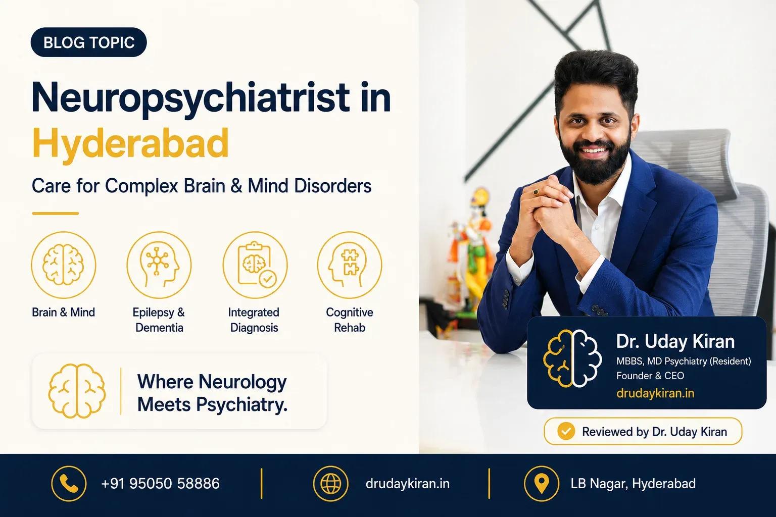 Why Consult a Neuropsychiatrist in Hyderabad for Memory, Mood, and Behavioral Disorders?
