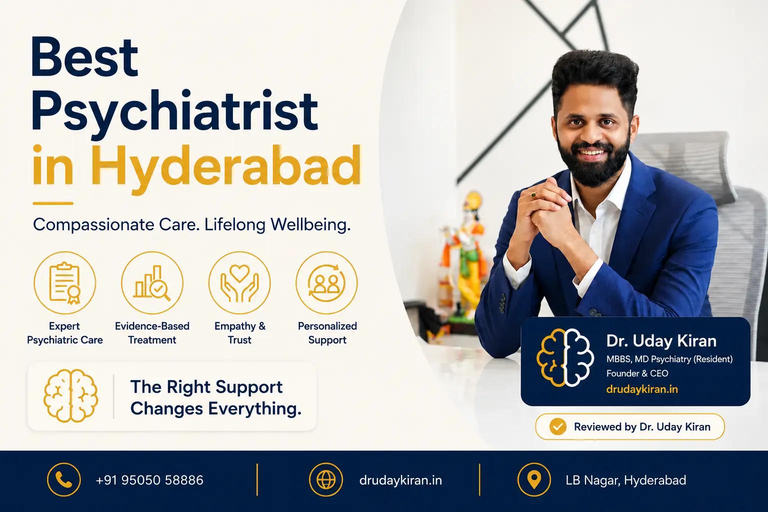 Best Psychiatrist in Hyderabad: Personalized Treatment for Mental Health Recovery