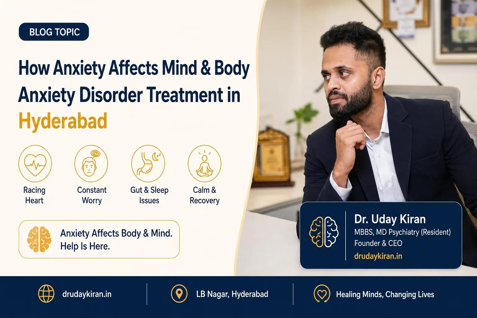 How Anxiety Disorders Affect Mental and Physical Health