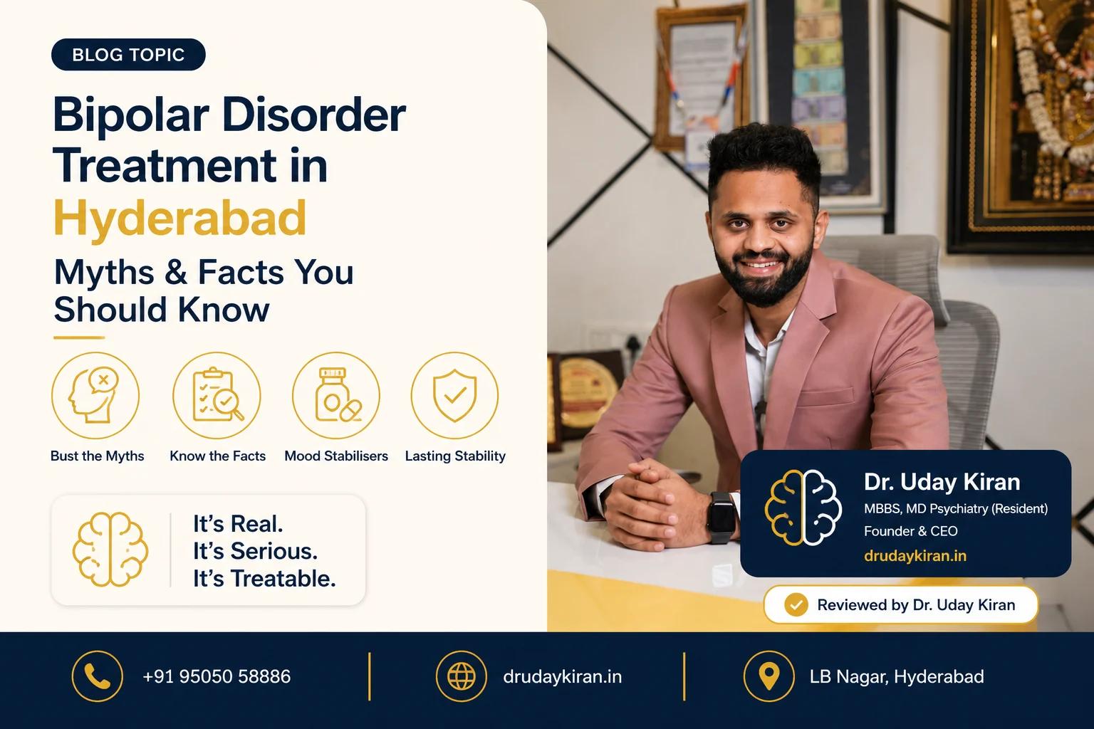 Bipolar Disorder Treatment in Hyderabad: Myths & Facts You Should Know