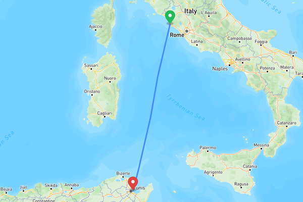 Чивитавекия-Тунис