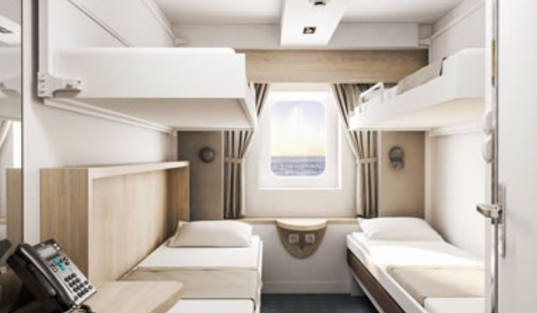 4 Bed Outside Cabin (Limited View)