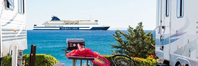 Grimaldi Lines - 15% off ferry fares for campers and minibuses