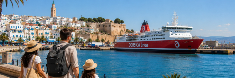 Save 60% on Corsica Linea ferry crossings to Tunisia