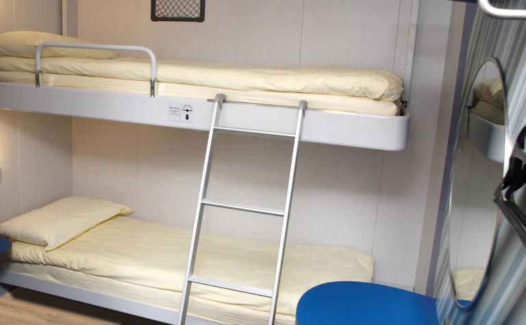 Cabine intérieure 2 couchages acceptant les animaux