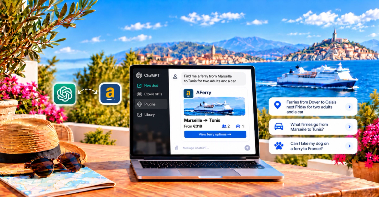 NEW: Find your next ferry with AFerry in ChatGPT
