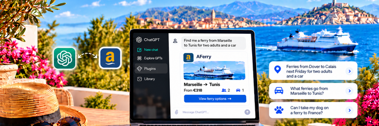NEW: Find your next ferry with AFerry in ChatGPT