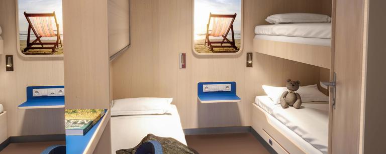 4 Berth Pet Friendly Inside Cabin