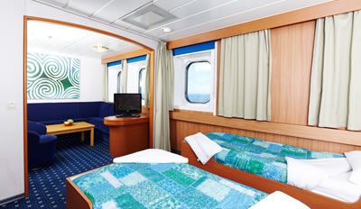 2 Bed Suite Outside Cabin