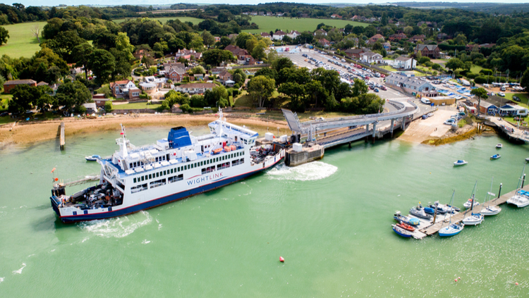 Fishbourne Fähre | Fishbourne Hafen