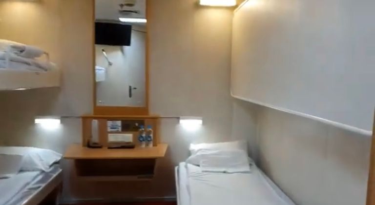 4 Berth Inside Cabin with a Private Bathroom