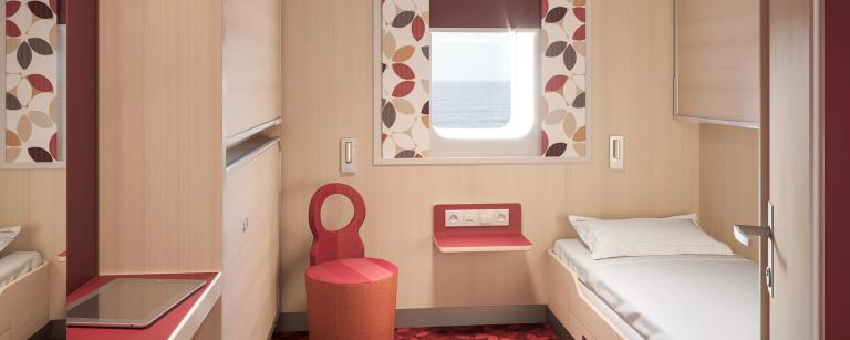 4 Berth Cabin with a Window and TV