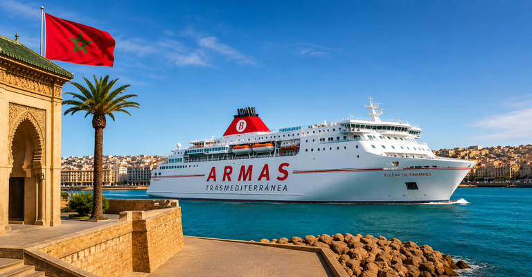 Économisez 15 % sur les traversées en ferry vers le Maroc avec Naviera Armas Trasmediterránea