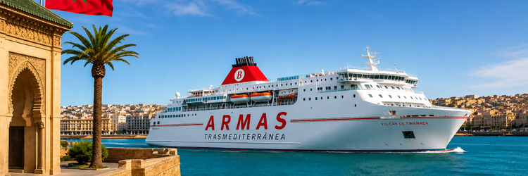Économisez 15 % sur les traversées en ferry vers le Maroc avec Naviera Armas Trasmediterránea