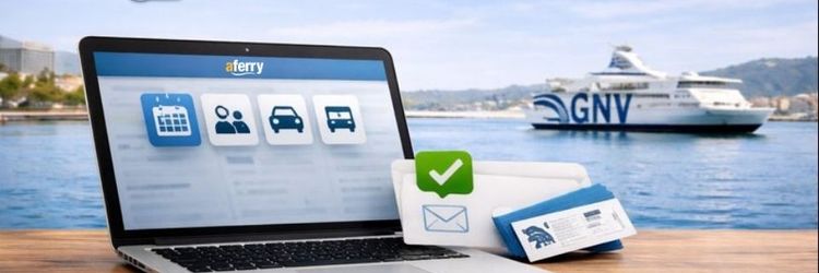 Managing your GNV booking online is now available with AFerry