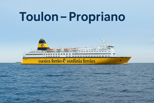 New Route: Toulon to Propriano with Corsica Ferries (starting 6 November 2025)