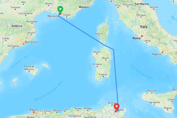 Марсилия-Тунис