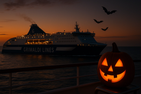 Save 20% on Grimaldi Lines Italy, Spain & Greece routes this Halloween 2025 with AFerry