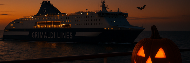 Save 20% on Grimaldi Lines Italy, Spain & Greece routes this Halloween 2025 with AFerry
