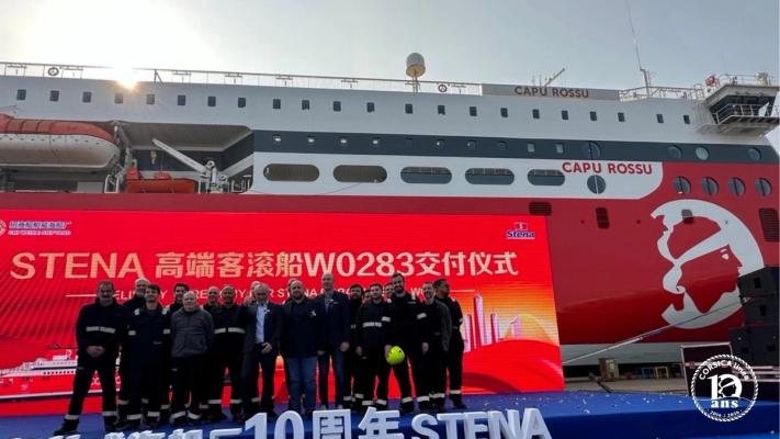 CORSICA linea ontvangt nieuwe LNG-aangedreven veerboot Capu Rossu voor routes op Corsica