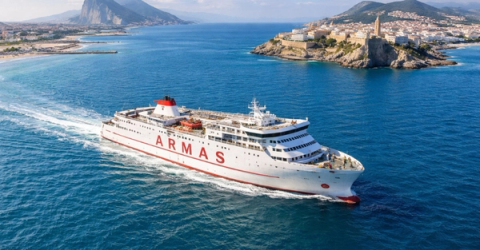Algeciras - Ceuta return ferry fares from 29€ with Naviera Armas for Cuna de la Legión