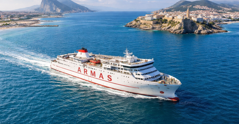 Algeciras - Ceuta return ferry fares from 29€ with Naviera Armas for Cuna de la Legión