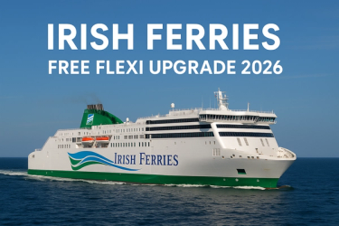 Irish Ferries Free Flexi Upgrade – Holyhead to Dublin & Pembroke to Rosslare