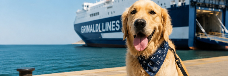 Voyagez avec votre animal à -50 % avec Grimaldi Lines