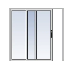 Sliding French Patio Doors Icon