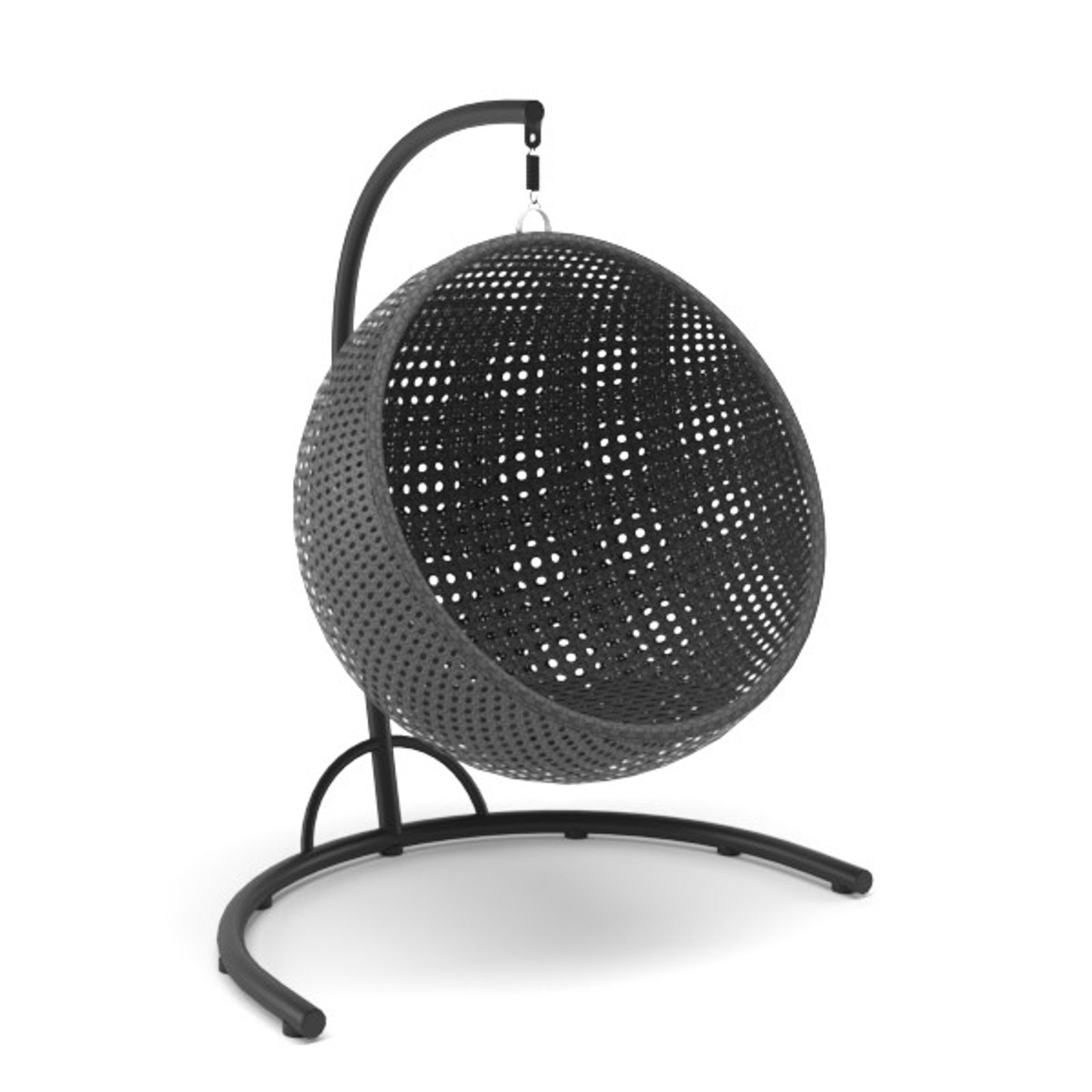 HEMISPHERE Hanging Basket L with Stand | BLOOM Outdoor Furniture
