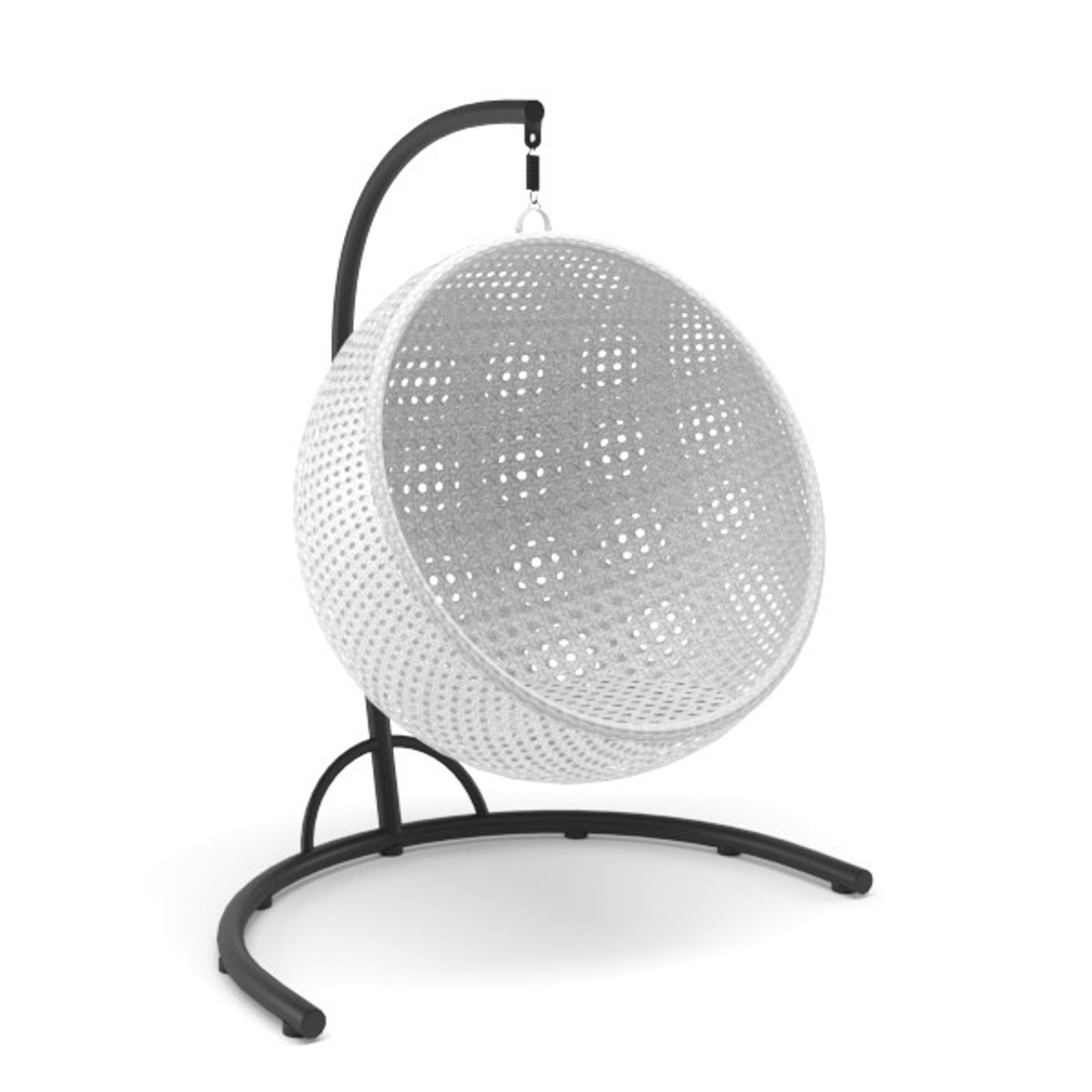 HEMISPHERE Hanging Basket L with Stand | BLOOM Outdoor Furniture