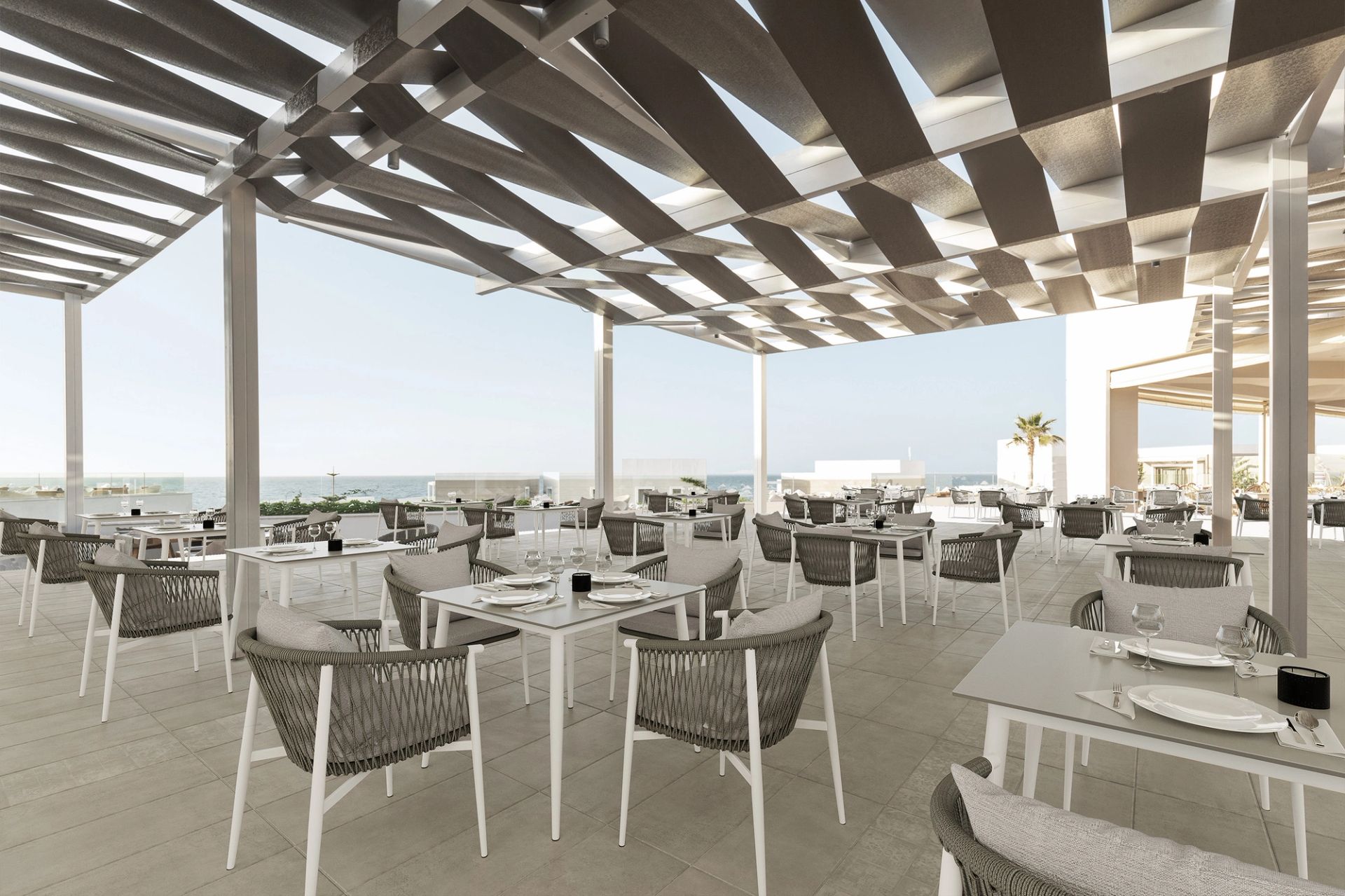 3D rendering of custom outdoor furniture design