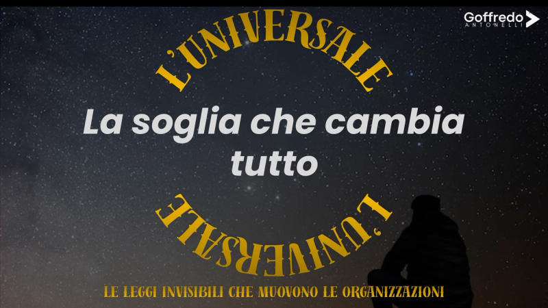 La soglia che cambia tutto
