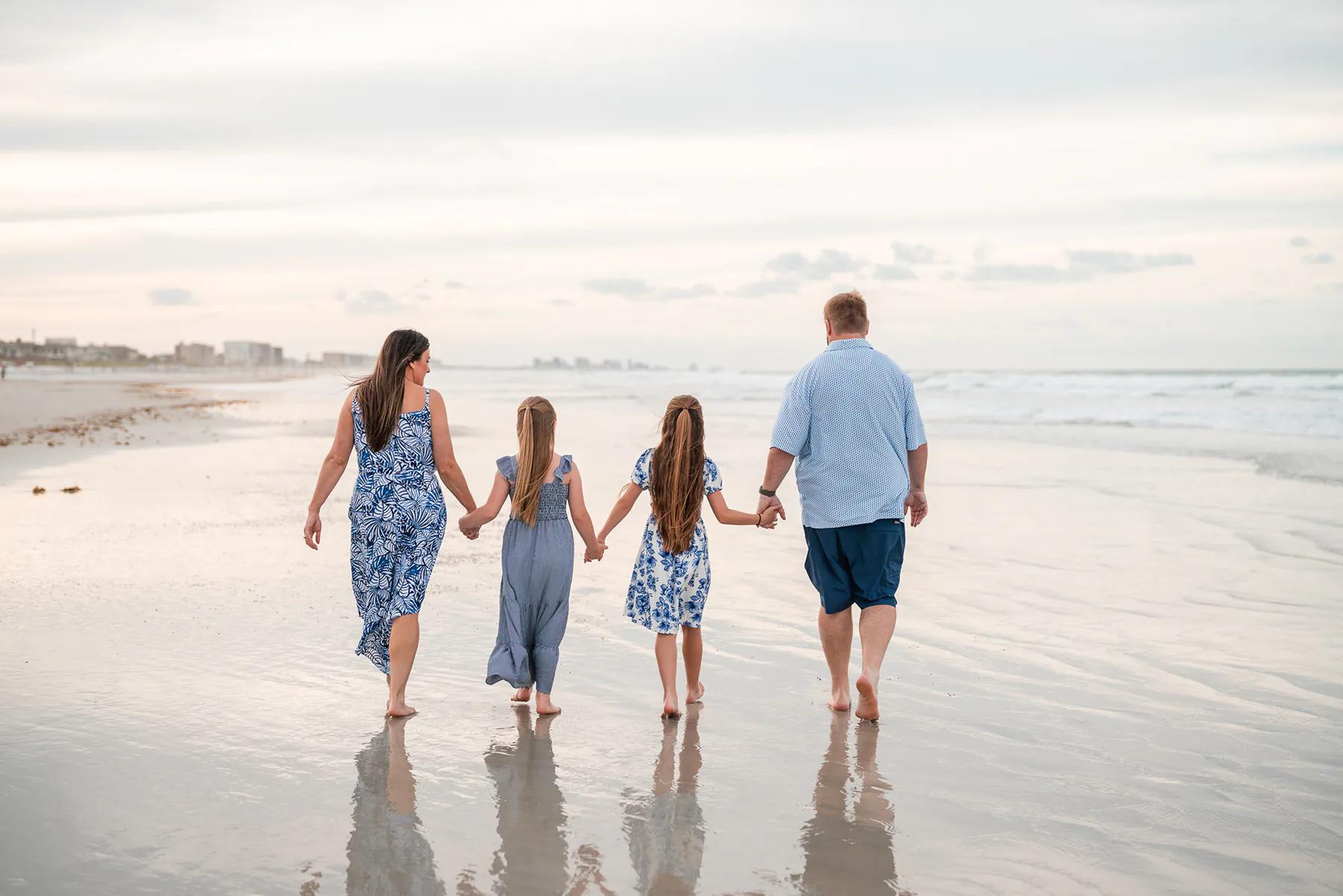 Daytona Beach family photos on the beach