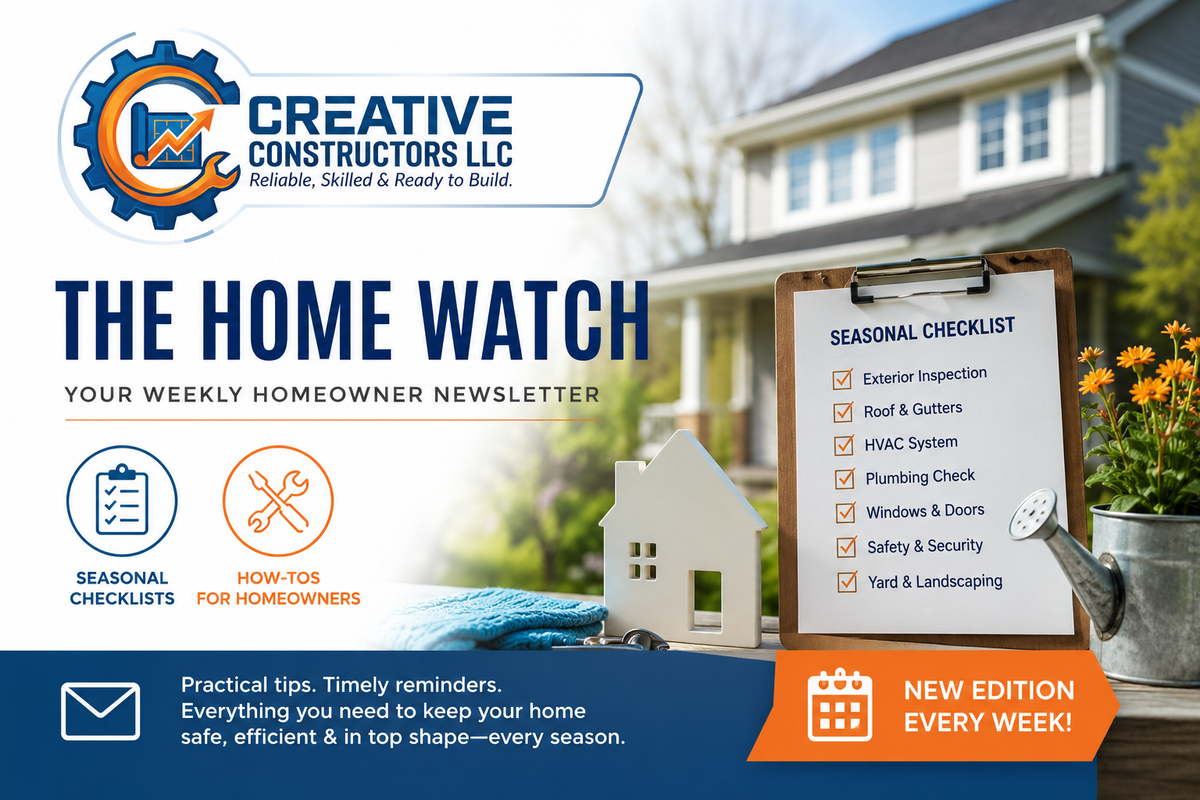 Image showing seasonal checklist for The Home Watch Newsletter checklist