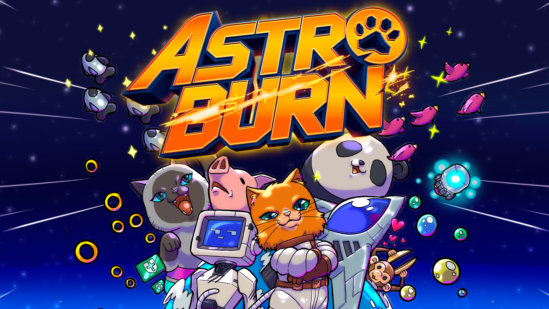 Astro Burn is now available on Steam for PC and Mac users, and will also be available across console and mobile (tba)