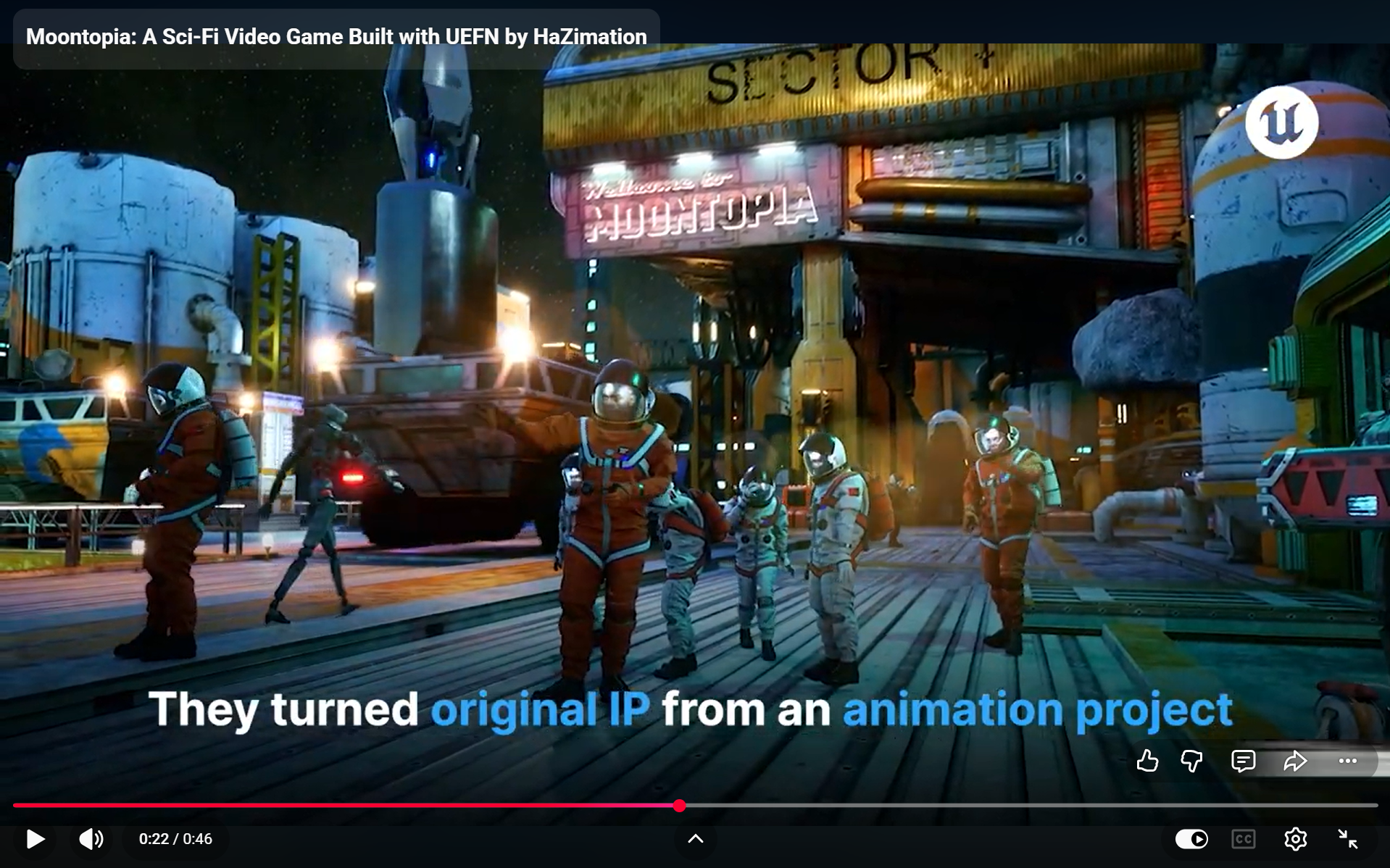 In 2024 HaZ and his team launched Moontopia, a free to play, cinematic action-adventure sci-fi shooter using UEFN. Unique for that time, and featured by Unreal Engine. 
