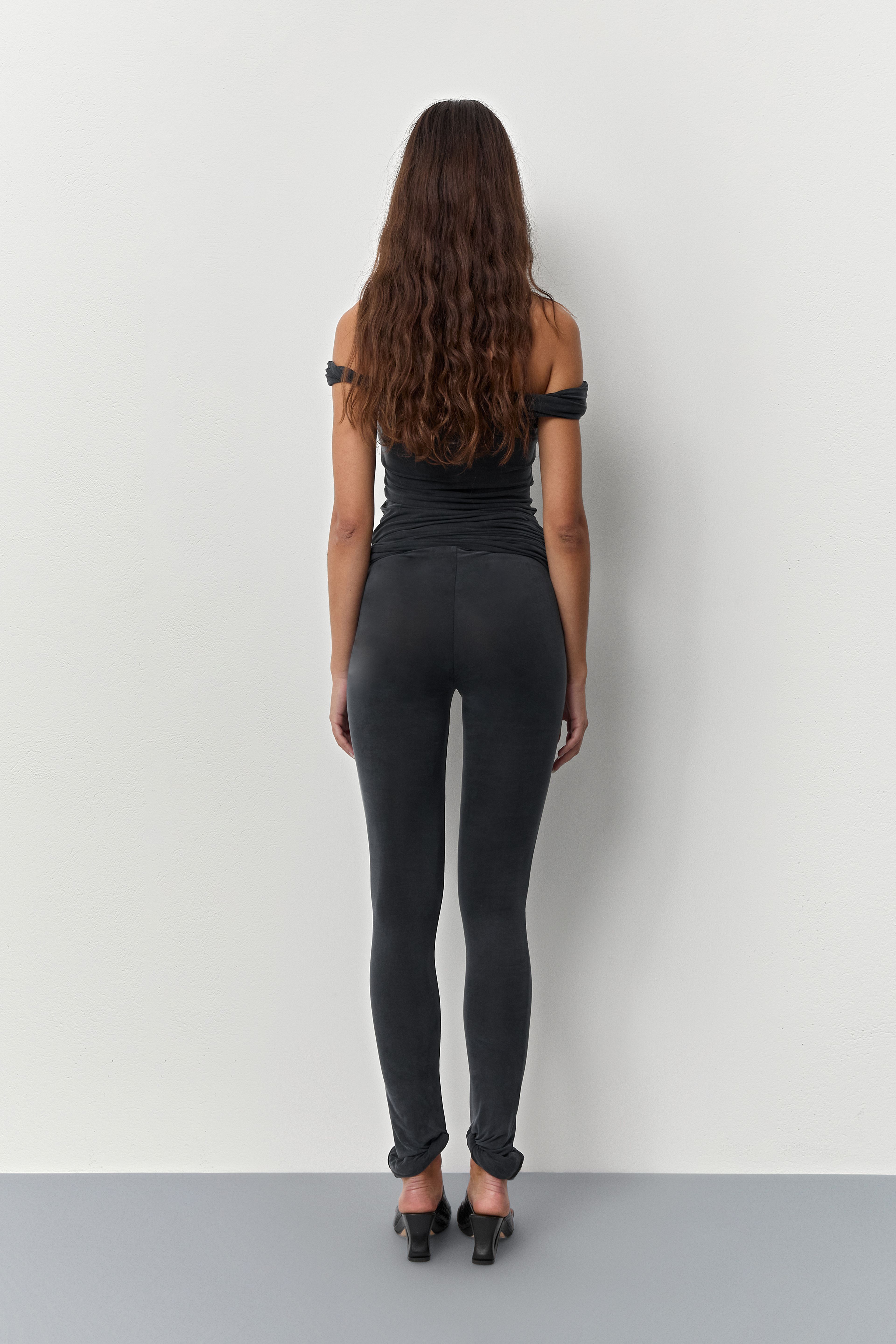 Arwen Black Cupro Trouser | Miista | Designed & Handmade in Europe