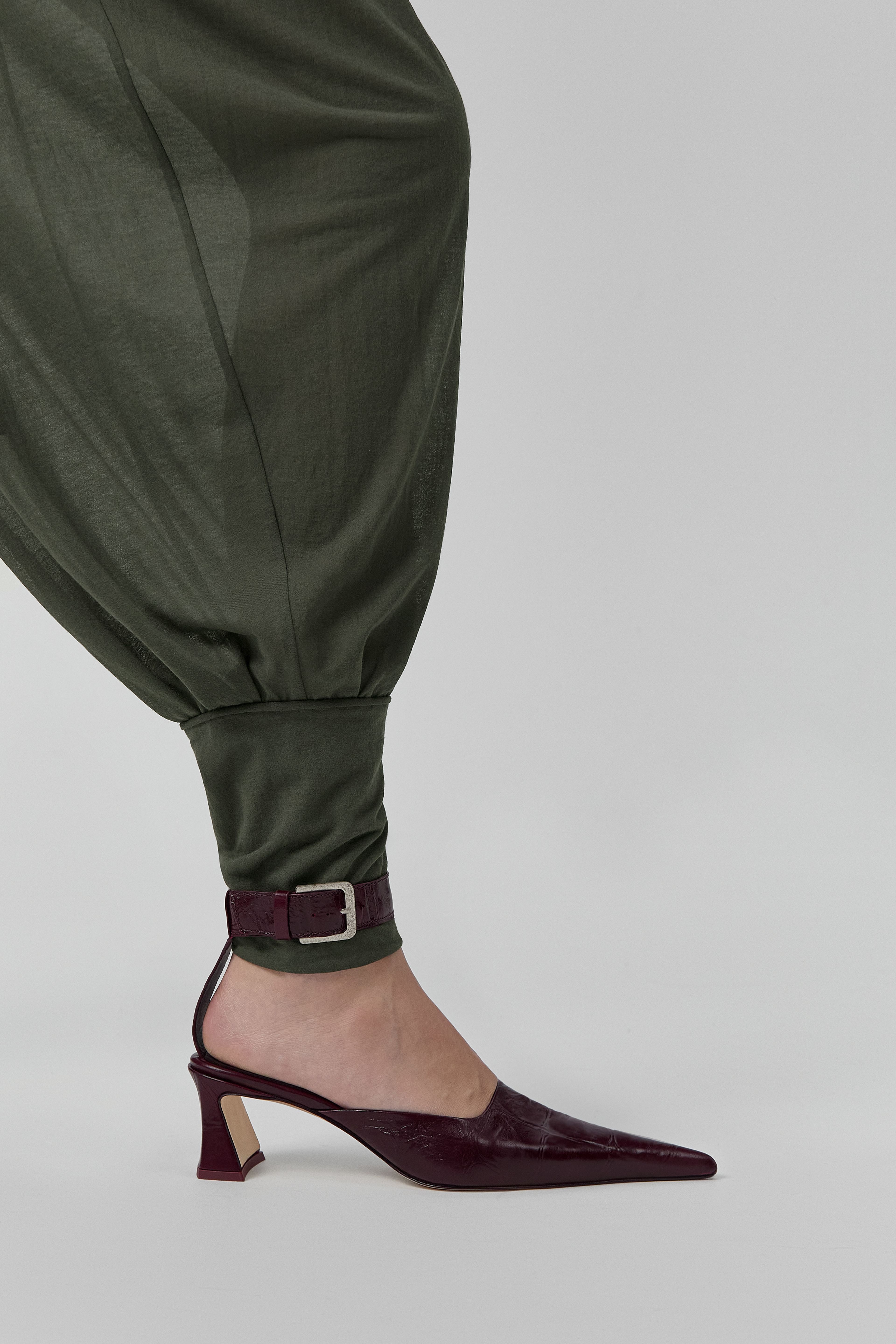 Qori Courts - Plum Croc Embossed Leather | Miista | Designed & Handmade in Europe