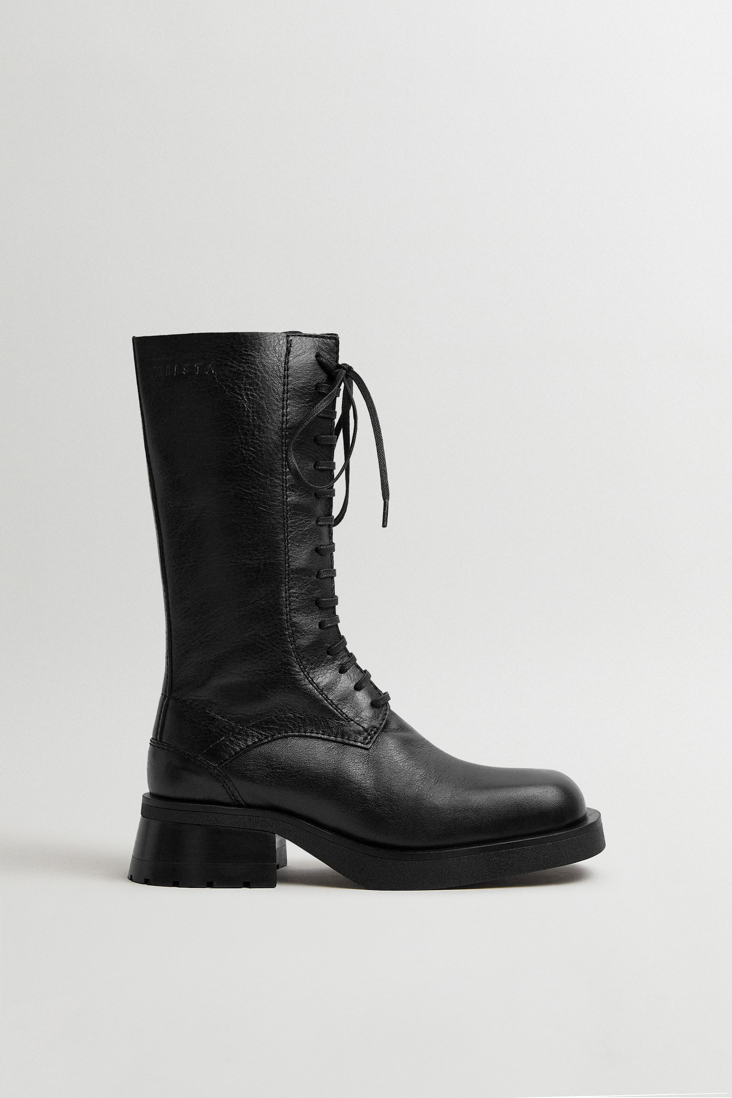 Vel Boots - Black Natural Leather | Miista