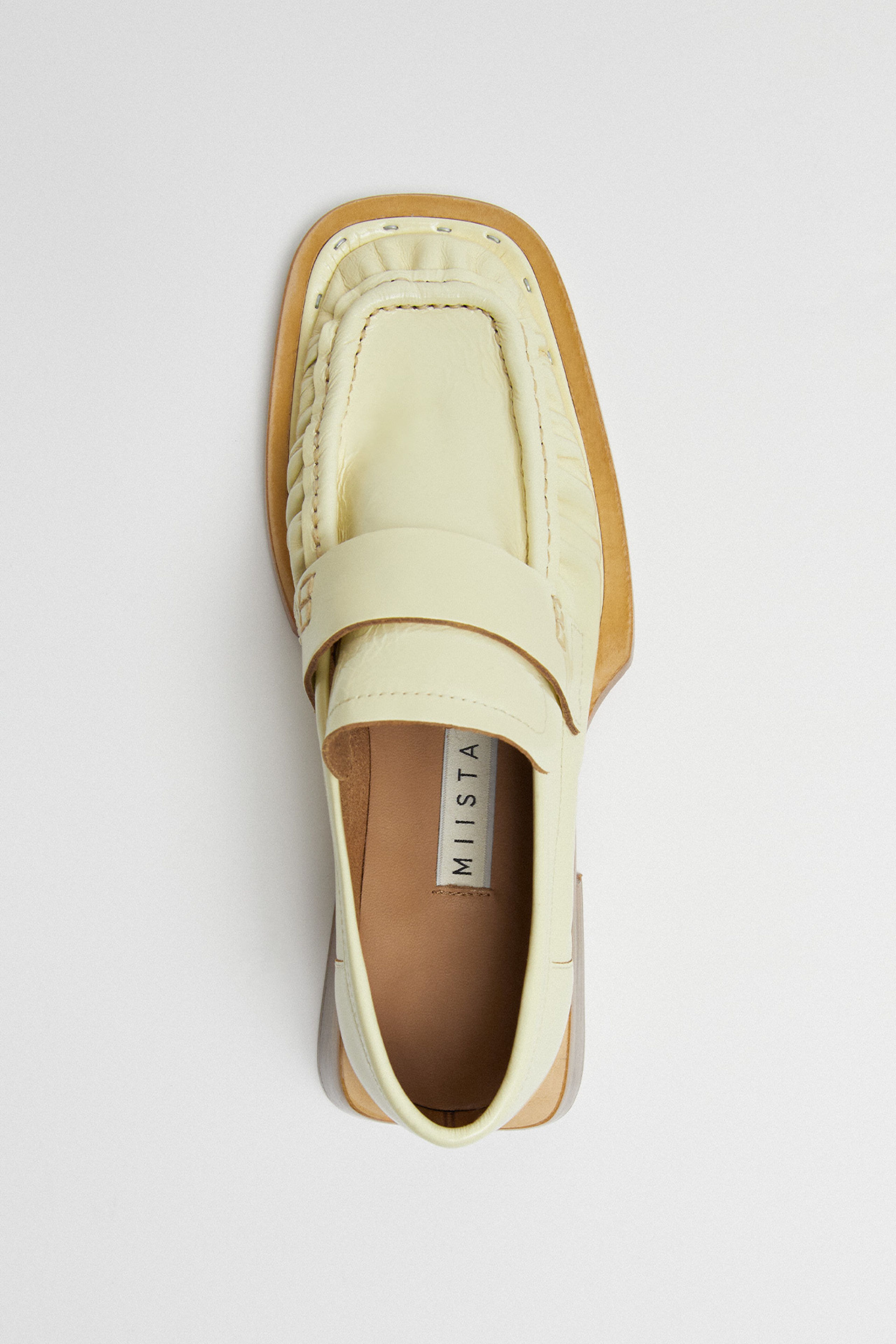 Airi White Cream Loafers | Miista Europe | Made in Spain