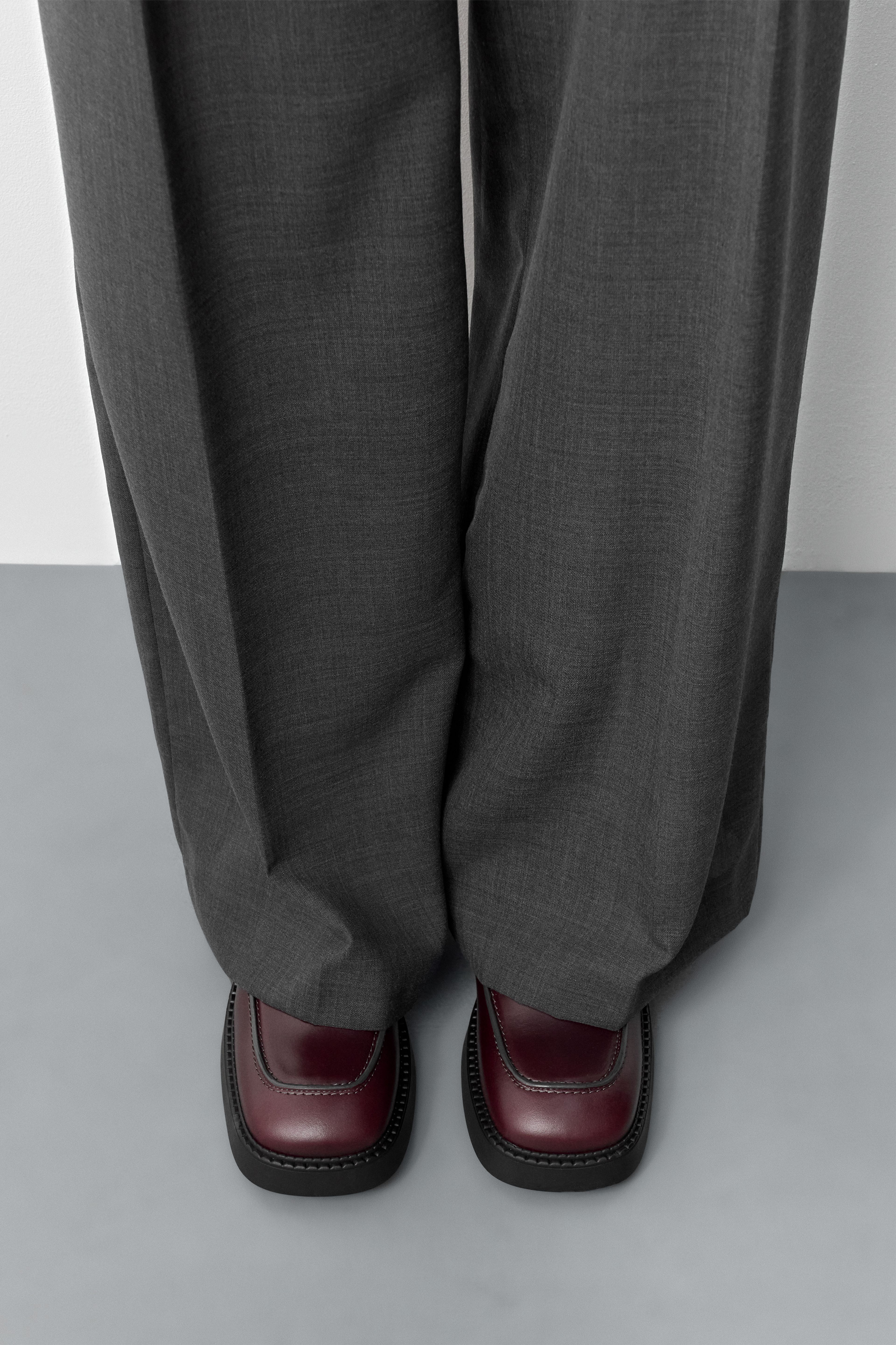 Karion Burgundy Loafers | Miista | Designed & Handmade in Europe