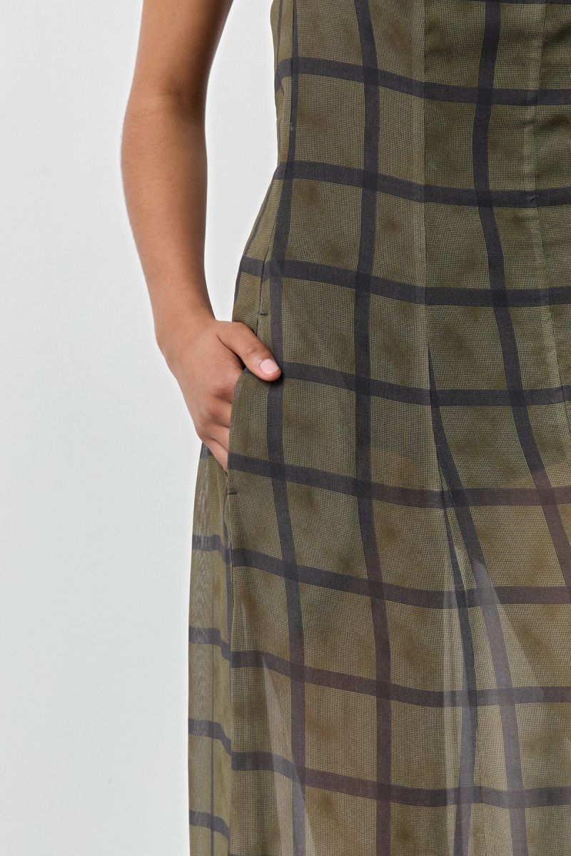 Kelemi Georgette Check Dress