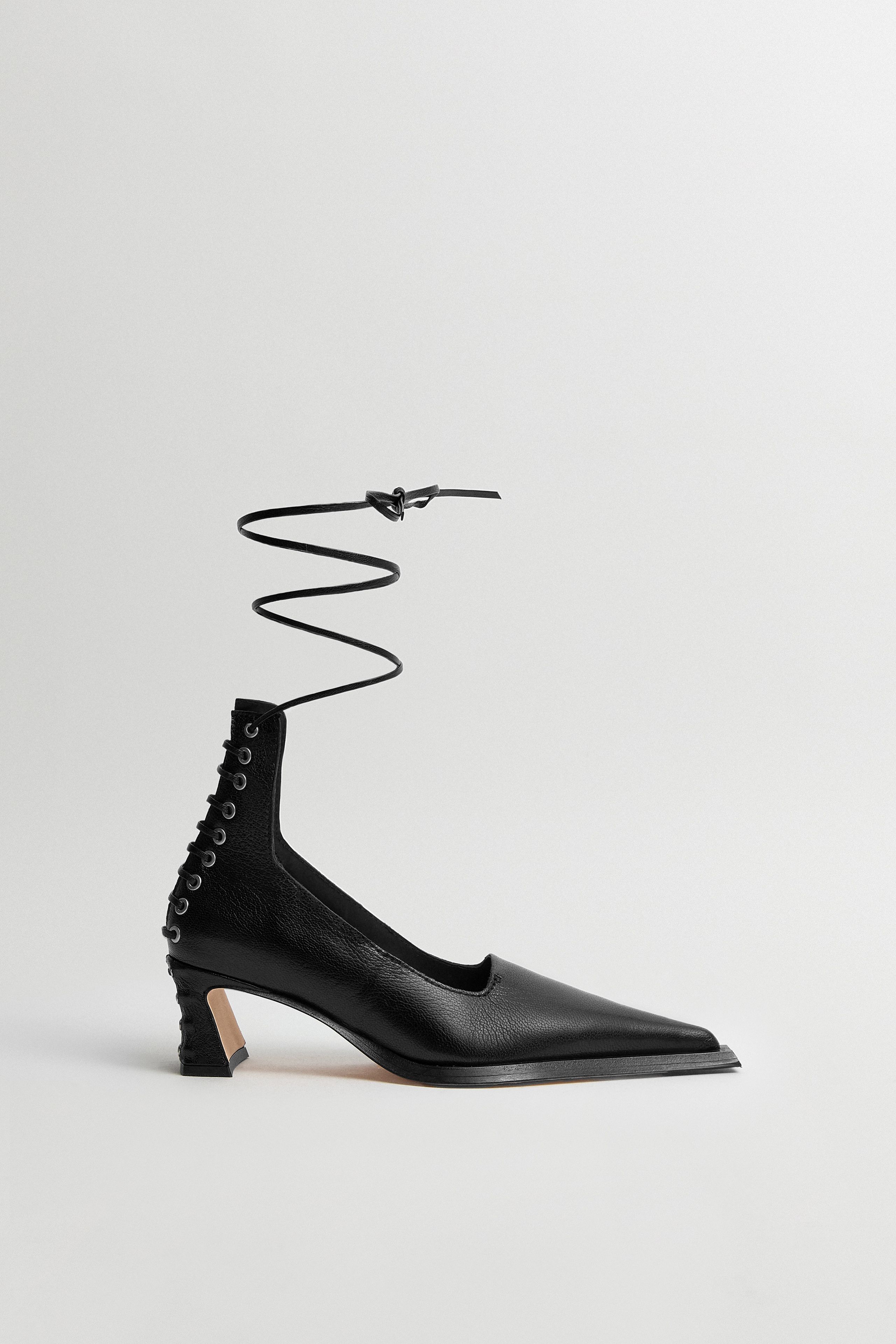 Gauri Lace Black Courts | Miista | Designed & Handmade in Europe