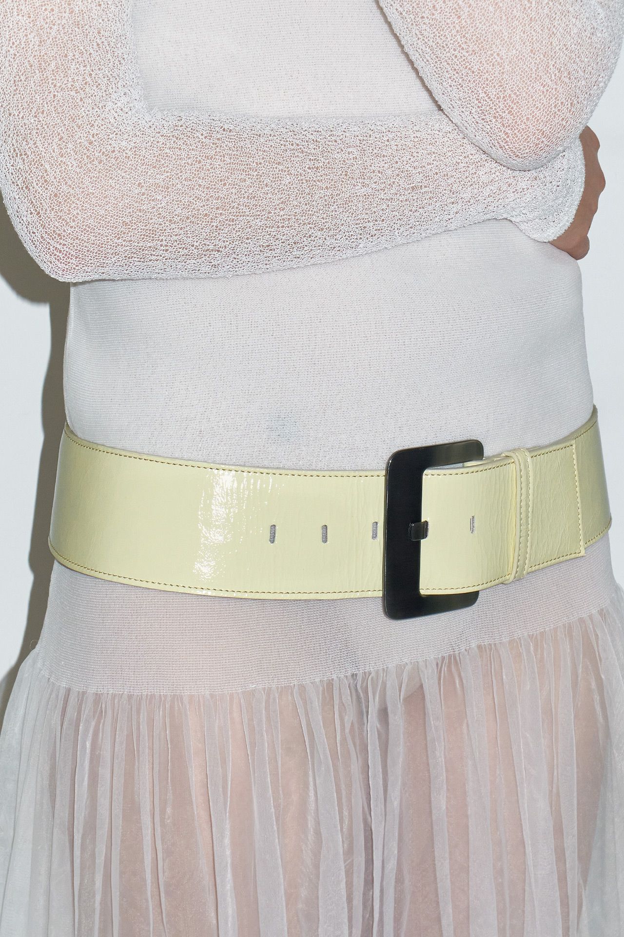 Erika Cream Belt | Miista Europe | Made in Portugal