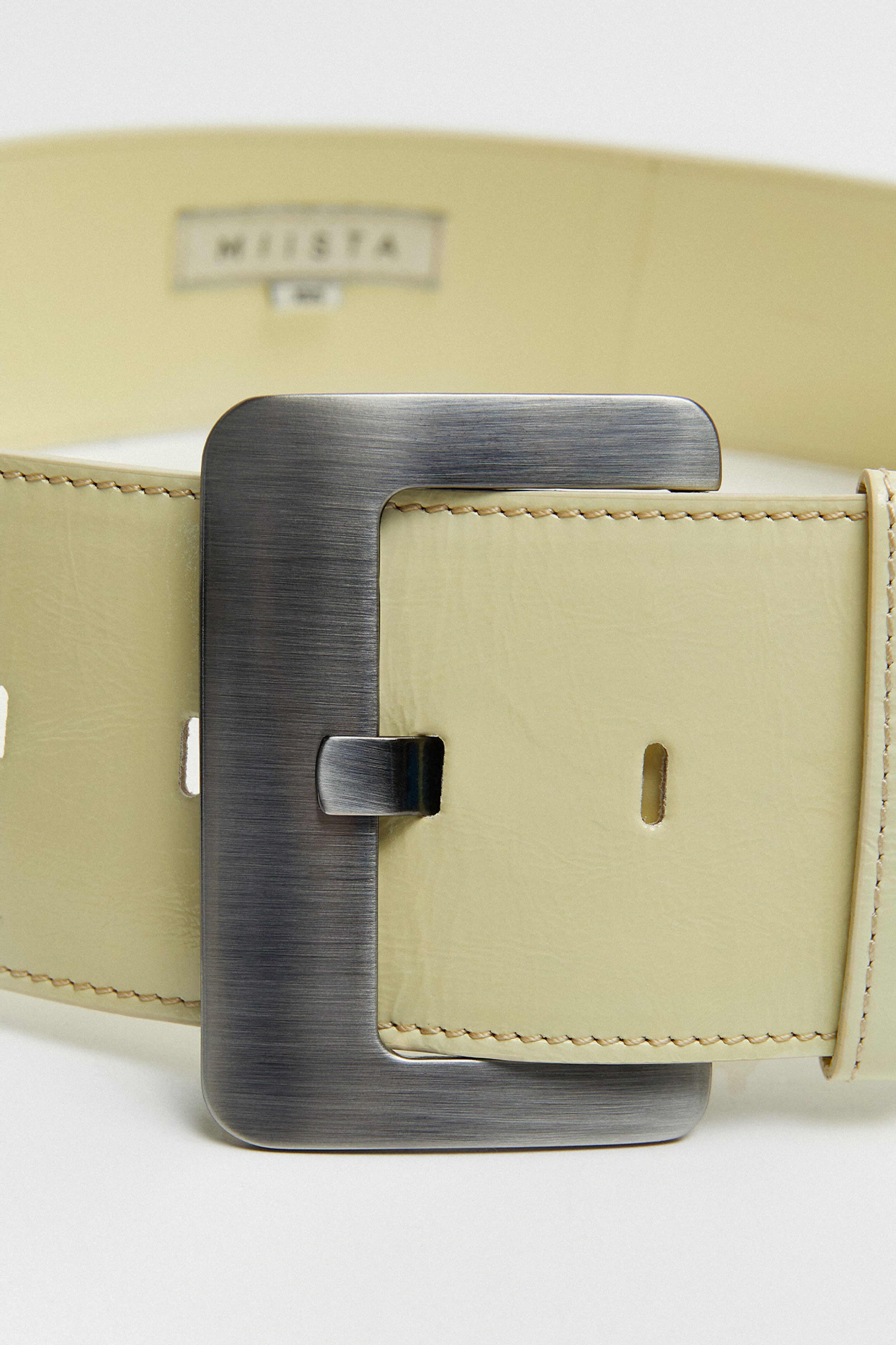 Erika Cream Belt | Miista Europe | Made in Portugal