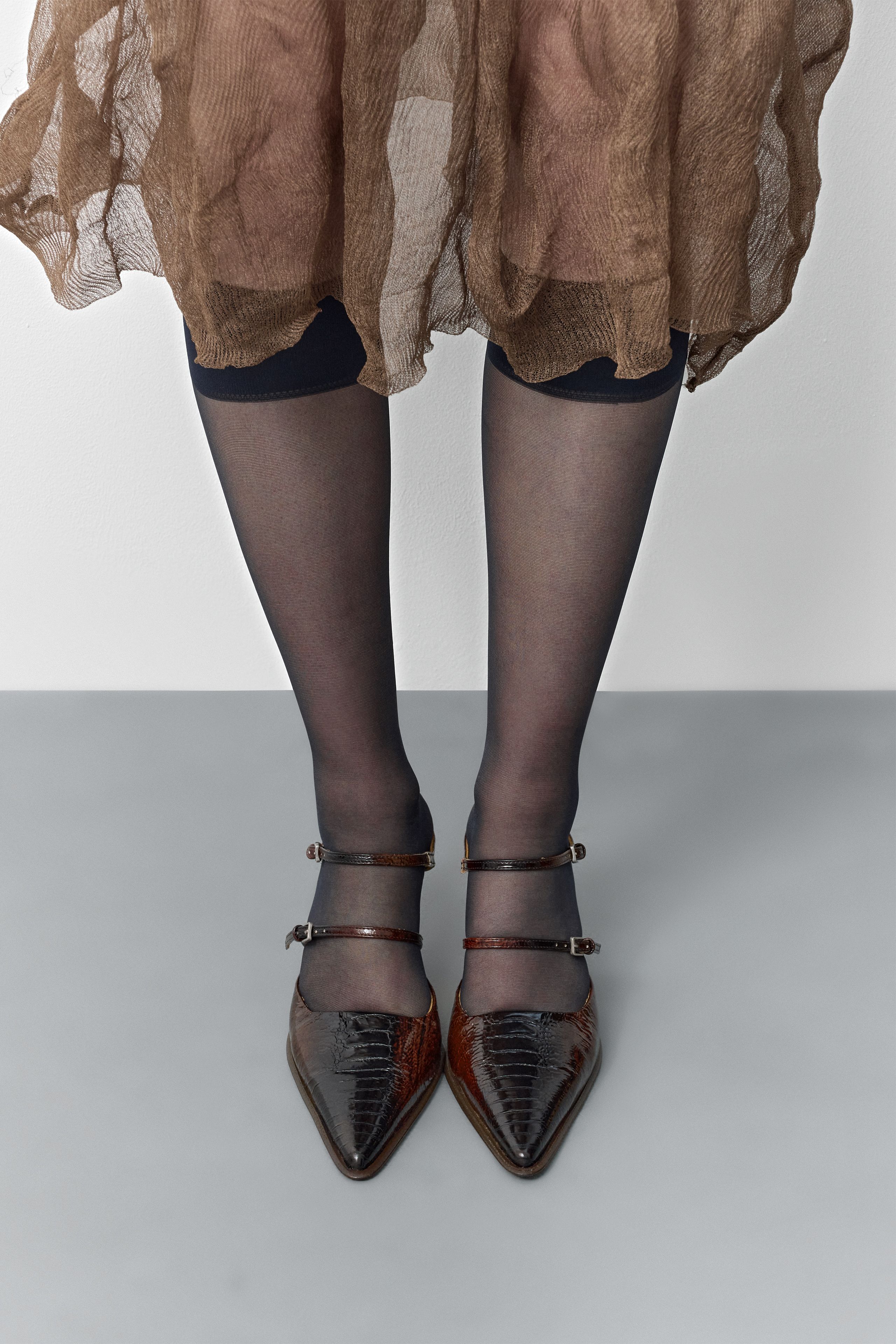 Shari Brown Snake Straps Mules | Miista | Designed & Handmade in Europe