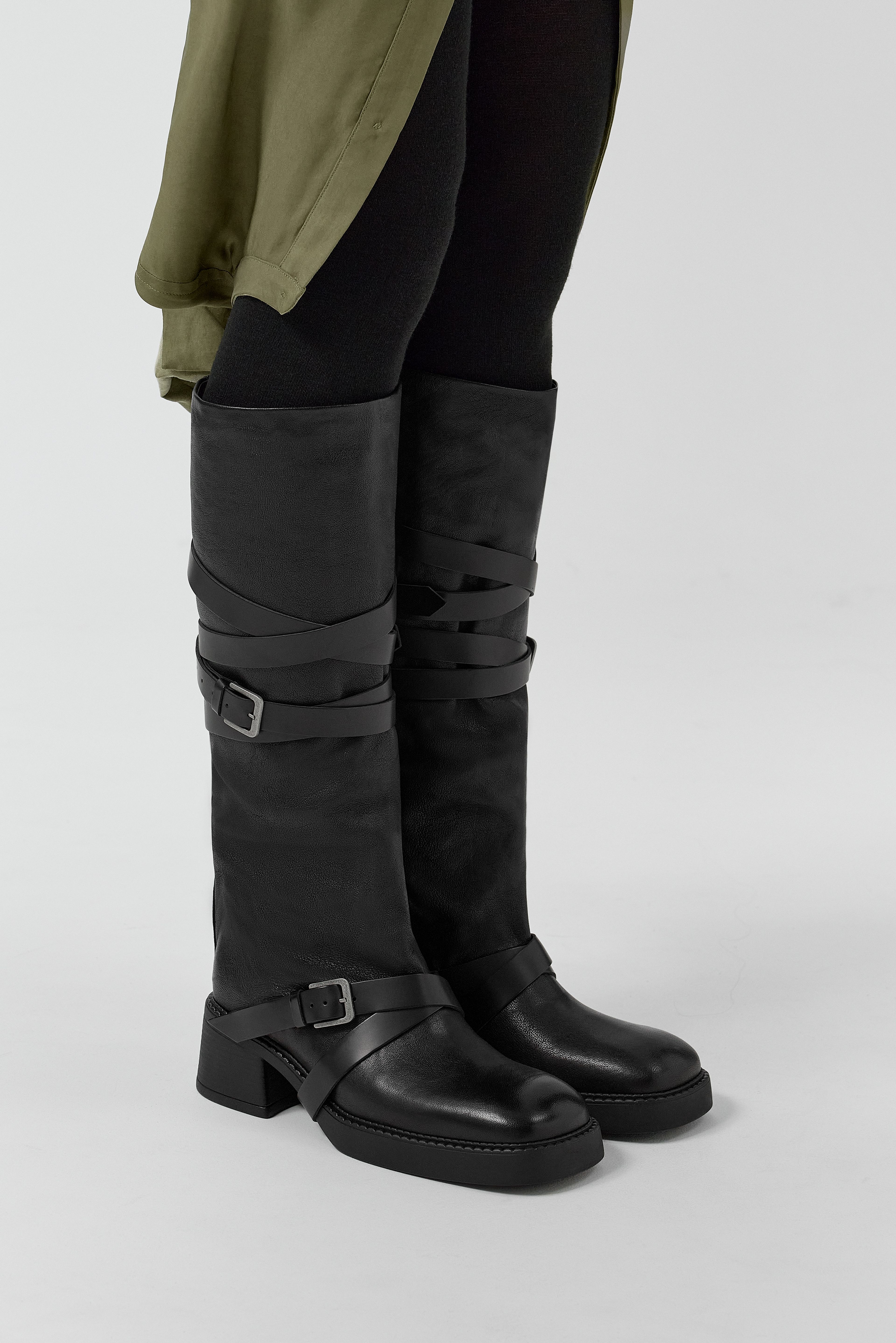 Katarzyna Boots - Black Leather | Miista | Designed & Handmade in Europe