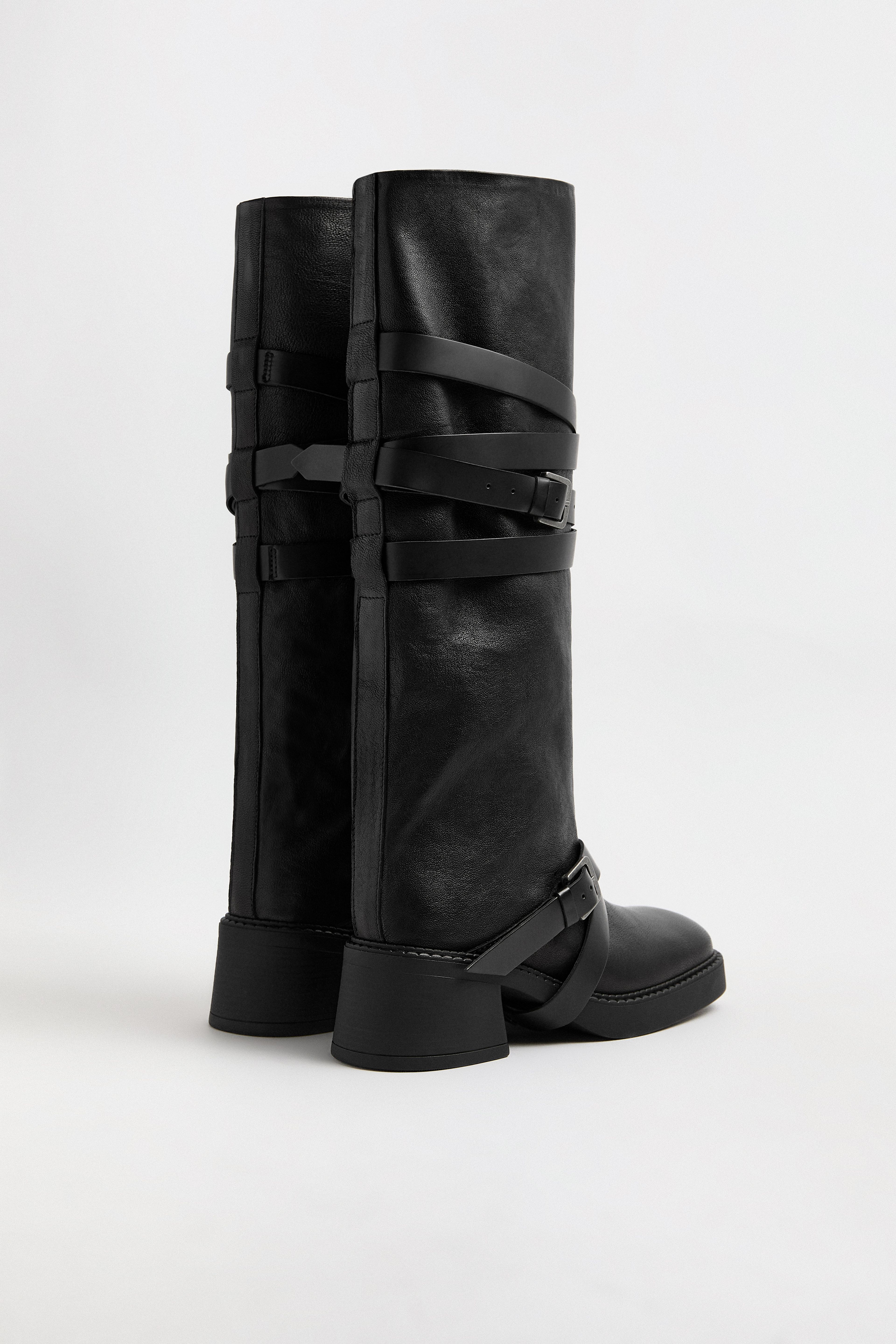 Katarzyna Boots - Black Leather | Miista | Designed & Handmade in Europe
